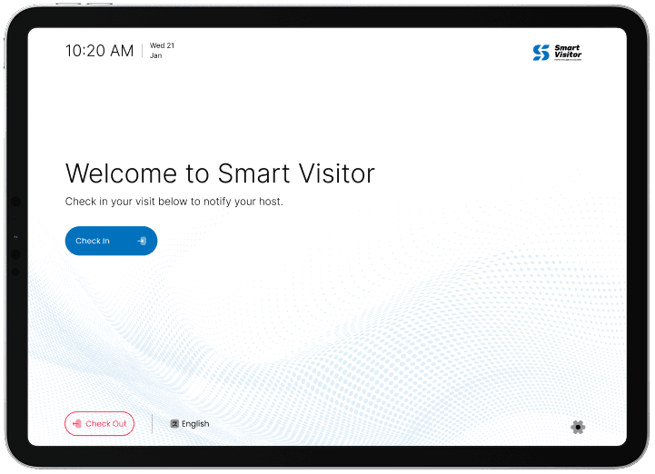 Smart Visitor iPad Mockup
